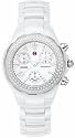 Michele Tahitian Ceramic White Diamond Ladies Watch MWW12A000001