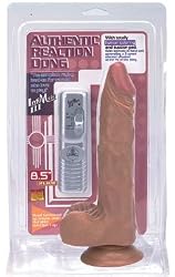 Tantrica Ultra Realistic Vibrating 8.5 Inch Mocha Ballsy Dildo with Suction Cup