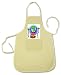 100% Cotton Apron with image: pit, "global warming", fire, globe, world, earth