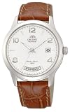 Orient Men's Wide-Calendar White Automatic Watch #CEV09002W