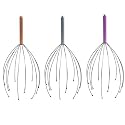 Hand Held Scalp Head Massager - Set of Three ( Colors May Vary )