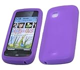 iTALKonline SoftSkin PURPLE Super Hydro SILICONE Protective Armour/Case/Ski ....