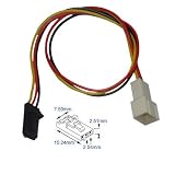 3 pin fan cable adapter: Dell compatible # 25004-4