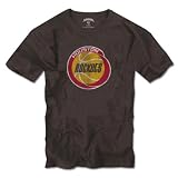 Houston Rockets Charcoal '47 Brand Vintage Primary Logo Scrum Tee
