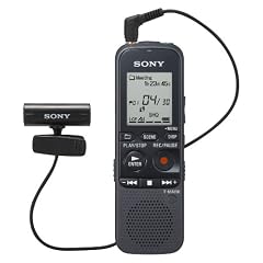 Sony ICDPX312M 2GB Digitale Rekorder (M2-/Micro SD-Kartenslot, USB 2.0) schwarz