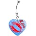 Celebration Valentine's Day Belly Ring