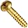 Brass Wood Screw, Round Head, Phillips Drive