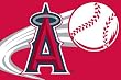 Los Angeles Angels Tufted Floor Rug - MLB Baseball Fan Shop Sports Team Merchandise