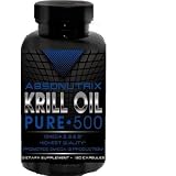 120 SoftGels Absonutrix Krill Oil Pure 500mg in Each Capsule Omega 3,6+9 healthy heart ~ Absonurix krill oil