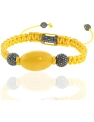 Sterling Silver Genuine Gemstone Beads Macrame Bracelet Handmade Jewelry