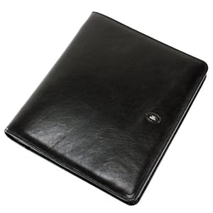 Porte-documents Tonino Lamborghini En Cuir Noir - élégant Et Fonctionnel