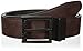 Kenneth Cole REACTION Men's Reversible Belt With Stitch Edge and Black Matte Buckle