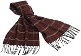 V. Fraas Men's Acrylic Window Pane Plaid Muffler