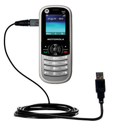 Classic Straight USB Cable for the Motorola WX181 with Power Hot Sync and Charge capabilities - uses Gomadic TipExchange Technology