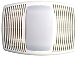 Universal Security Instruments BF-704LH 4-Inch 4.0-Sones 70-CFM Bathroom Ventilation Fan with Light and Heat