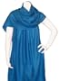 Electric Blue - Soft Silk & Pashmina Shawl, Wrap or Sarong