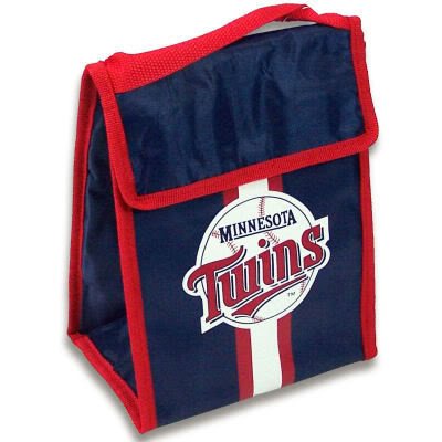 Minnesota Twins Insulated Velcro Lunch Bag Box Tote
