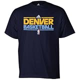 NBA Denver Nuggets Practice Short Sleeve Tee (Navy, X-Large)