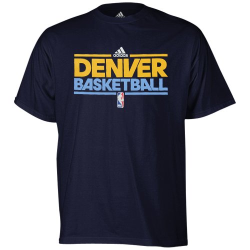 NBA Denver Nuggets Practice Short Sleeve Tee (Navy, X-Large)
