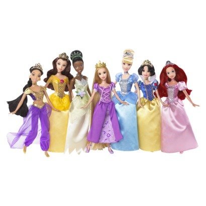dream of dolls:Disney Princess Exclusive Doll Figure 7Pack Ultimate Disney Princess Collection