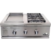 Dcs Bfg30bgdn Liberty Natural Gas Side Burner And Griddle Built In