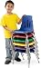 Jonti-Craft 8142JC1119 Berries Plastic Chair with Chrome-Plated Legs - 12 Inch Height - Green