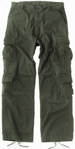Olive Drab Vintage Paratrooper Fatigues
