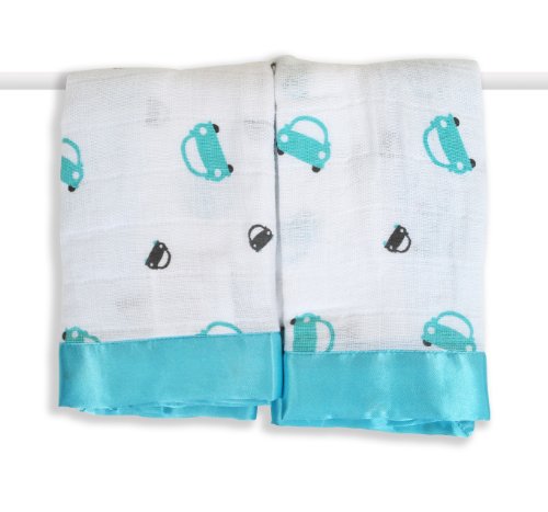aden + anais Rio Cars Muslin Issie (2-Pack)
