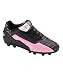 Xara Futura Youth Soccer Shoes - Black/Pink