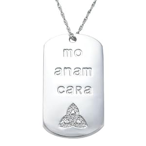 Sterling Silver 1/10 cttw Diamond 
