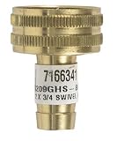 Anderson Hose Barb To Garden Hose Swivel (AB209GHS-8E) 5 each