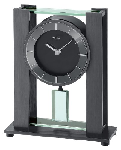 Seiko Mantel Pendulum Clock Glass Case