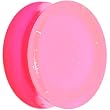24mm Pink Neon Glitter Saddle Plug