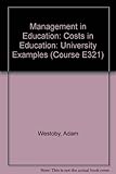 Cost in education : university examples