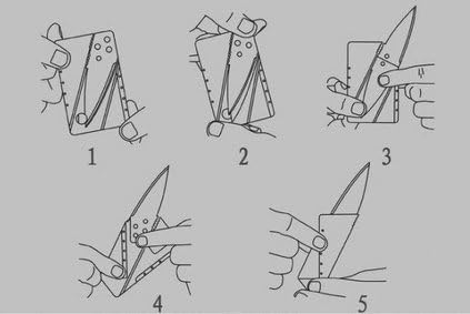 Credit Card Size Folding Knife (Multi-disc Pack) (4)