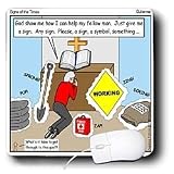 Rich Diesslins Funny Theology Cartoons - Gutierrez - Signs of the Times - Mouse Pads