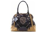Baby Phat - Baby Phat Brown & Tan Iriana Large Satchel Handbag
