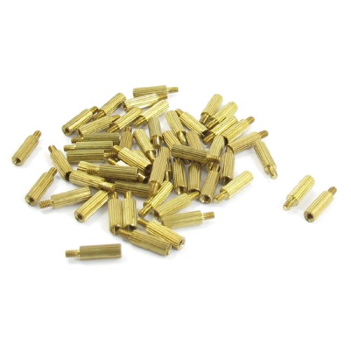 50-Pcs-Male-to-Female-Thread-Brass-Pillars-Standoff-Spacer-M2x9mmx12mm