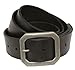 Seattle Men's Full Grain Leather Casual Jean Belt Solid Brass Buckle 1-1/2