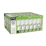 TCP 8C02312 - 23 Watt Compact Fluorescent Spiral Light Bulb (**12 PACK**) - 100 Watt Incandescent Equivalent - 2700K - Energy Star Listed