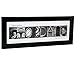Creative Letter Art Personalized Name in Black and White Architecture From Original Alphabet Photograph Letters for Personalized Gift, Anniversary, Baby Name (Black Frame)