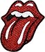Rolling Stones Music Band Patch - Red GLITTER Tongue