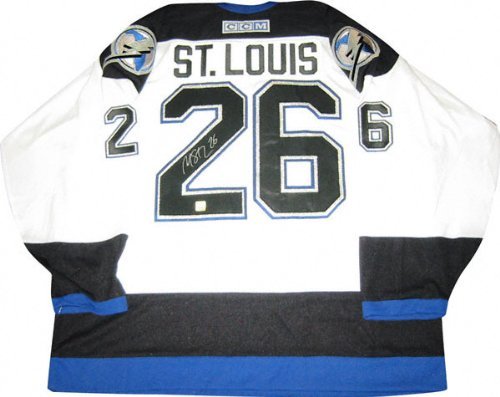 Martin St. Louis Tampa Bay Lightning Autographed Authentic Jersey