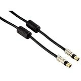 Hama Antennen-Kabel Koax-Stecker -Koax-Kupplung, 4-fach geschirmt, 1,5 m
