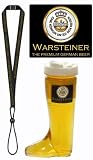 1 Liter Plastic Warsteiner Beer Boot with Lanyard