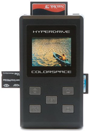 HYPERDRIVE COLORSPACE HDCS-100 100GB PORTABLE STORAGE DEVICE