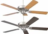 Fanimation TF100SN Edgewood Standard Satin Nickel Traditional Ceiling Fan 52 Blade Span