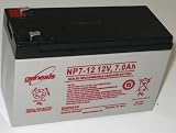 EnerSys Genesis (formerly Yuasa) NP7-12 - 12 Volt/7 Amp Hour Sealed Lead Acid Battery with 0.187 Fast-on Connector