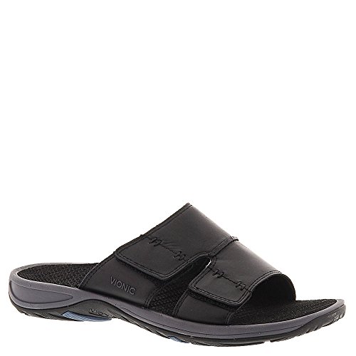 Vionic Jon Mens Slip-on Orthotic Sandal Black - 9