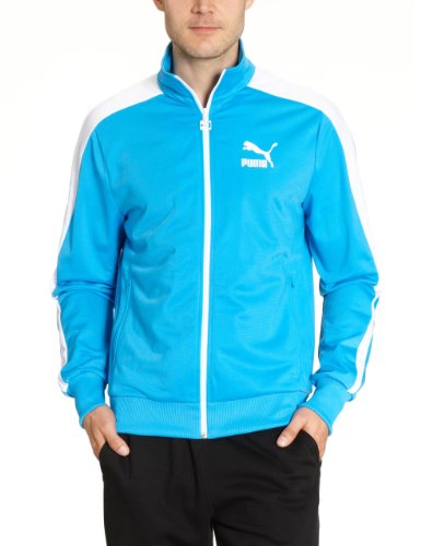 PUMA Herren Lifestyle-Trainingsjacke Heroes T7, blithe blue, XXL, 557872 57 Preisvergleich
